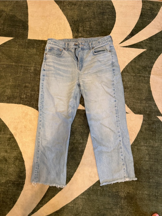 American Eagle Outfitters Denim - American Eagle Outfitters Light Blue Straight Leg Jeans